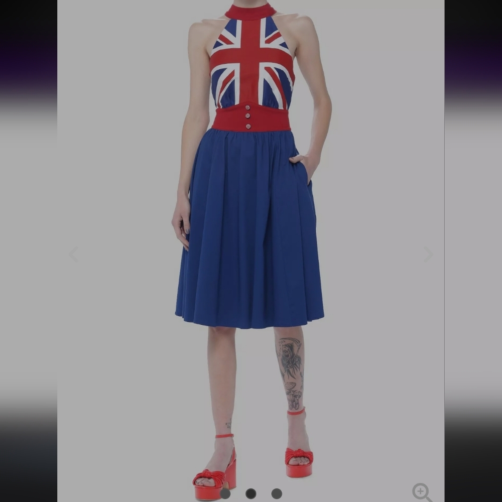 Her Universe Marvel Captain Carter Halter Dress - Picture 2 of 15